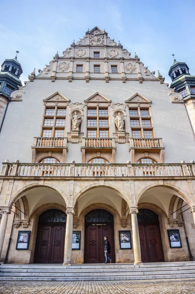 Poznan Poland Nov 2016 Vorderseite Des Universitätsgebäudes Adam Mickiewicz — Stockfoto