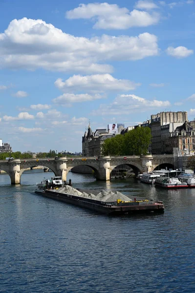 Paris France May 2021 Paris France May 2021 Bridge Seine — Stock fotografie