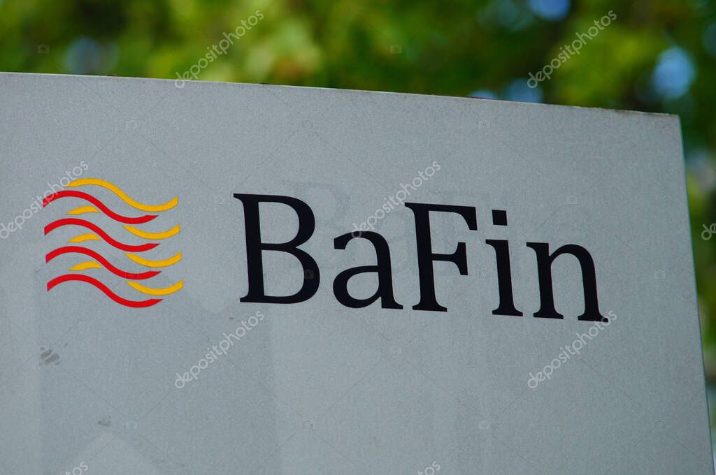 FRANKFUR, GERMANY - May 23, 2021: The 'Bundesanstalt fuer Finanzdienstleistungsaufsicht' (BaFin) is responsible for the supervision of the insurance and banking industry in Germany.