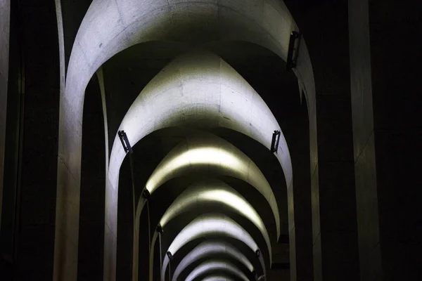 Arch Building Light Shadows — Foto de Stock