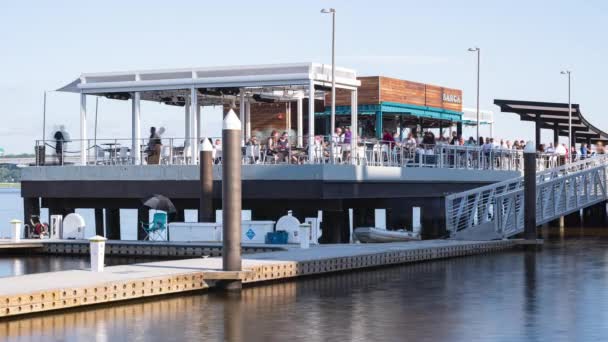 Alexandria Virginia Usa Juni 2021 Lång Exponering Timelapse Den Helt — Stockvideo