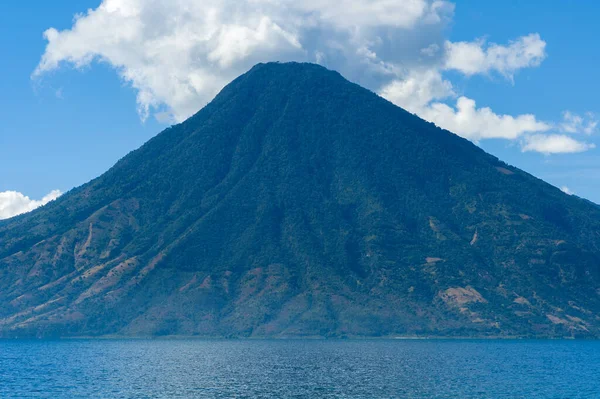 Vista Dalla Barca Del Vulcano San Pedro Nelle Giornate Limpide — Foto Stock