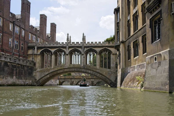 Cambridge Reino Unido 2021 Paseando Por Río Cam Cambridge Bajo — Foto de Stock