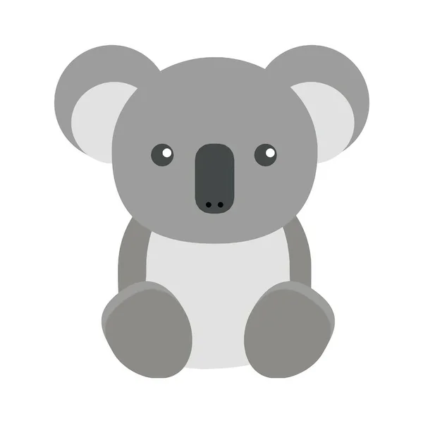 Icono Koala Aislado Sobre Fondo Blanco —  Fotos de Stock