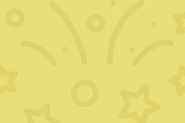 Bright Yellow Background Confetti — Stock Fotó