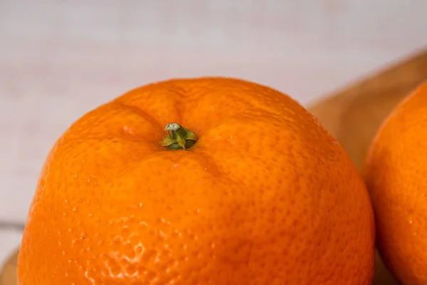 Primer Plano Mandarina Fresca — Foto de Stock