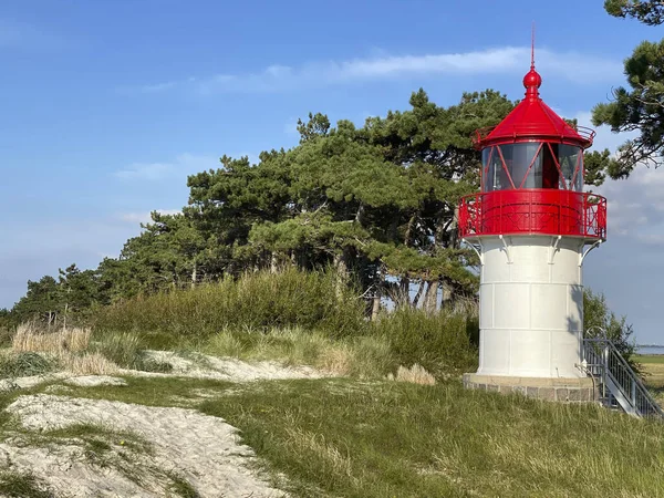 Phare Gellern Sur Île Hiddensee — Photo