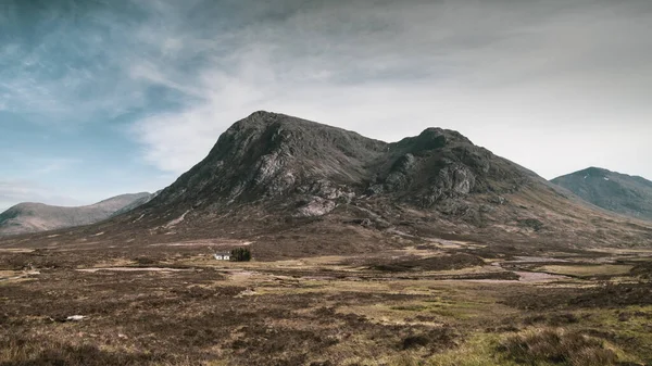 Una Vista Impresionante Montaña Buachaille Etive Mor Glencoe Scottish Highlands — Foto de Stock