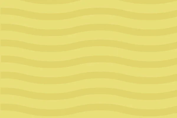 Wavy Lines Bright Yellow Background — 图库照片