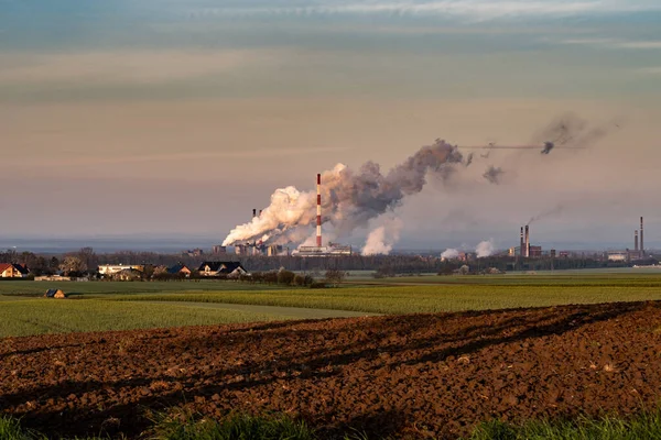 Mesmerizing View Coke Plant Zdzieszowice Opolskie Poland — Stock Photo, Image