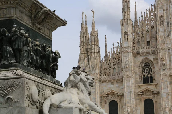 Milan Cathedral Duomo Milano — стоковое фото