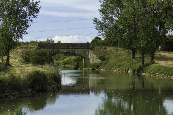 Navigský Průplav Používaný Pro Dodávky Zboží Dávných Dobách Mleté Obiloviny — Stock fotografie