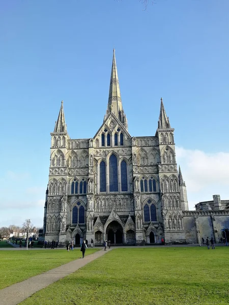 Catedral Salisbury Salisbury Reino Unido — Foto de Stock