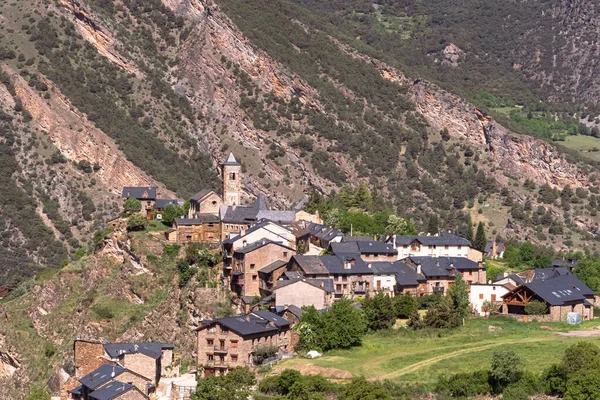 Pemandangan Sebuah Kota Kecil Tua Andorra — Stok Foto