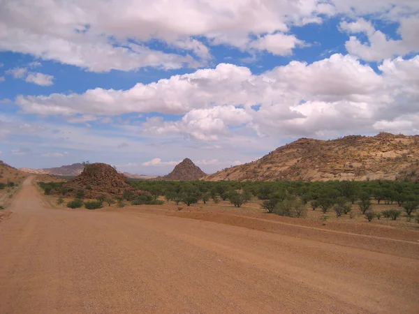 Пустеля Пагорби Півночі Намібії Вдень — стокове фото
