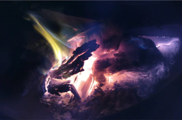 Fond Abstrait Explosion Supernova Dans Espace — Photo