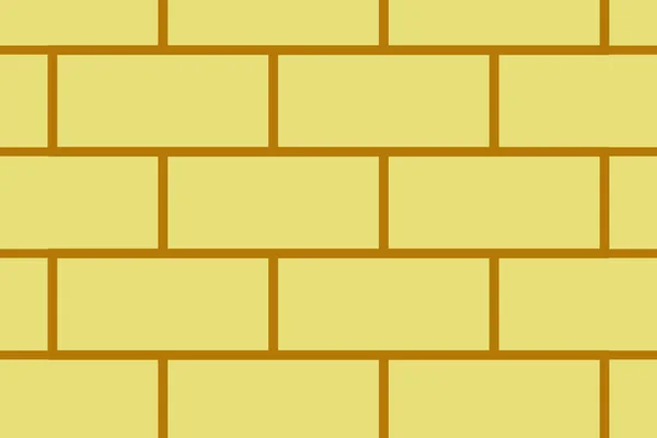 Bright Yellow Brick Patterned Background Wallpapers — Stock Photo, Image