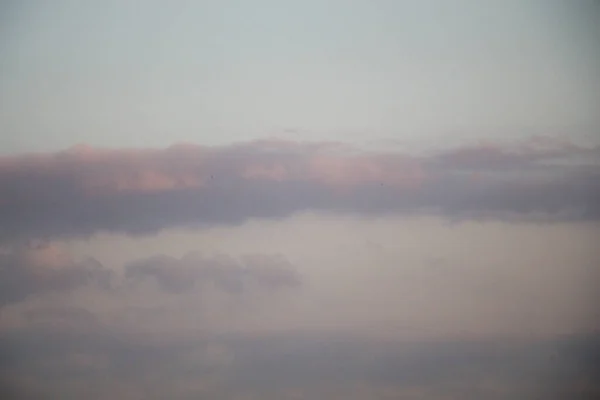 Purple Clouds Evening Sky — Stock Photo, Image