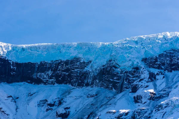 Uma Vista Aérea Belo Nevado Tronador Stratovulcano Parque Nacional Nahuel — Fotografia de Stock