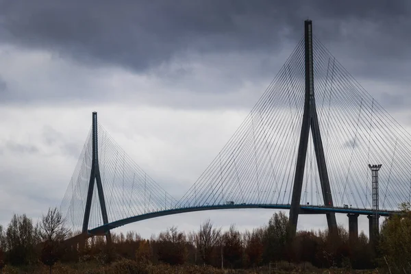 Een Prachtig Uitzicht Beroemde Anzac Bridge Sydney Australië — Stockfoto