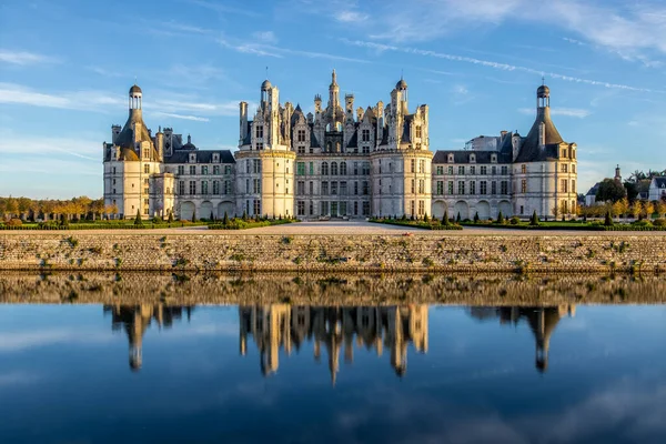 Una Hermosa Vista Del Famoso Castillo Histórico Chambord París Francia — Foto de Stock