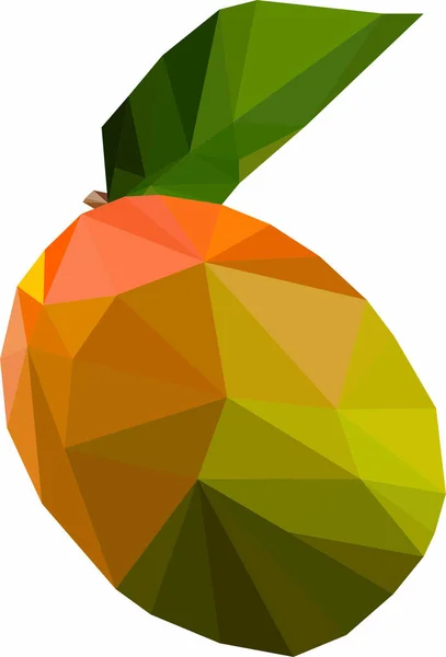 Een Illustratie Van Een Sappige Mango Een Witte Achtergrond — Stockfoto