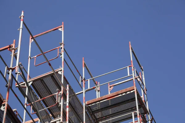 Scaffolding Residential Buildings Bremen Germany Europe — Foto de Stock