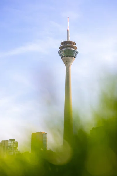 Vertical Shot Rhine Tower Dusseldorf Germany — Stock Photo, Image