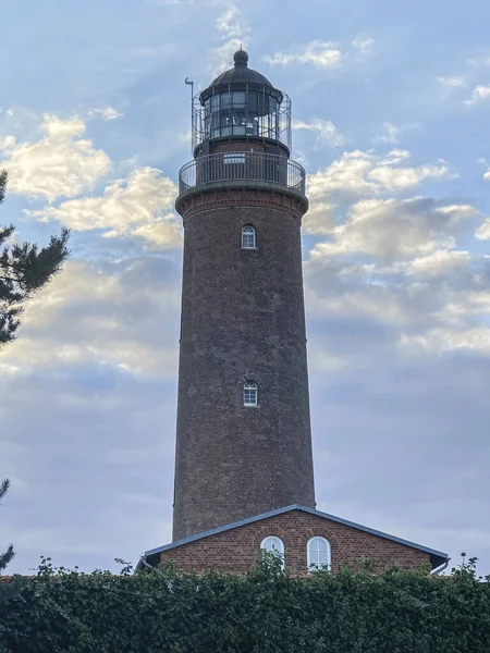 Leuchtturm Darßer Ort Prerow Fischland Mecklenburg Vorpommern Ostsee Deutschland — Stockfoto