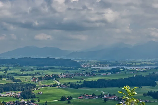 Ett Vackert Landskap Med Liten Allgau Tyskland — Stockfoto