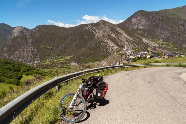 Blick Auf Eine Fahrradroute Andorra — Stockfoto