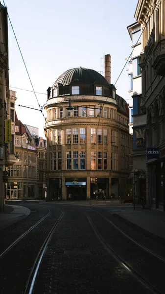 Halle Saale Germany Nisan 2020 Halle Nin Merkezinde Bina Saale — Stok fotoğraf