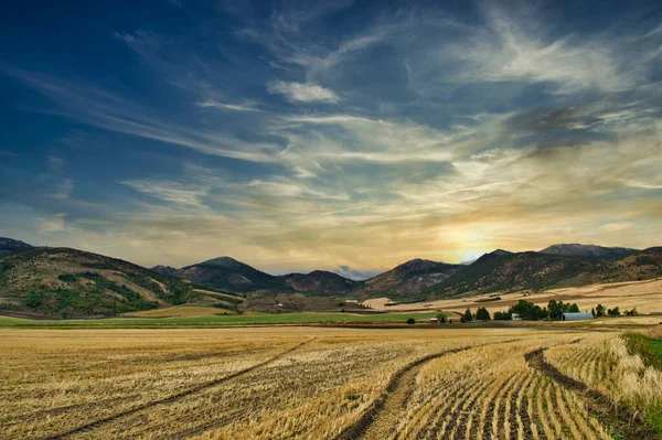 Ein Schöner Blick Auf Die Feldberge Mit Einem Bewölkten Himmel — Stockfoto