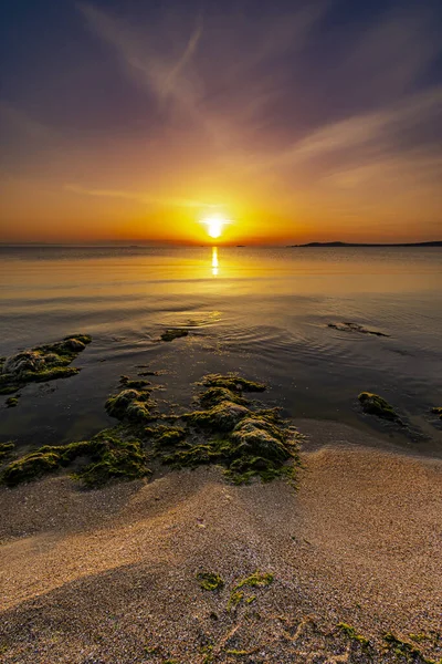 Beautiful Sunset Reflected Water — Stock Photo, Image