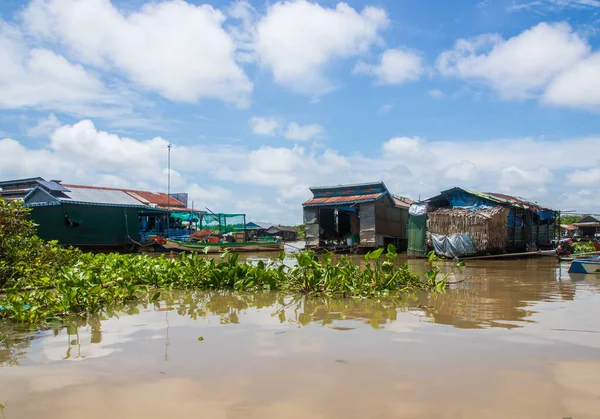 Floating Village Tonle Sap Lake Siem Reap Province Cambodia Southeast —  Fotos de Stock