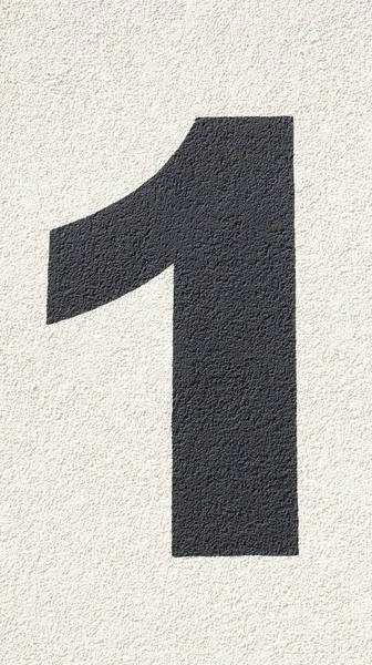 House Number Painted Wall — Stock Photo, Image