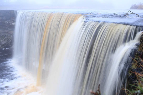 Lång Exponering Skott Ett Vattenfall — Stockfoto