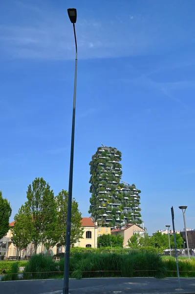 Milan Italie Juin 2021 Vue Extérieure Des Gratte Ciel Résidentiels — Photo