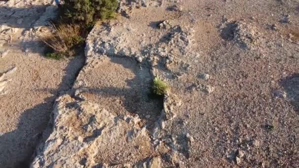 Una Vista Del Lejano Mola Rodeada Por Mar Formentera Filmada — Vídeos de Stock