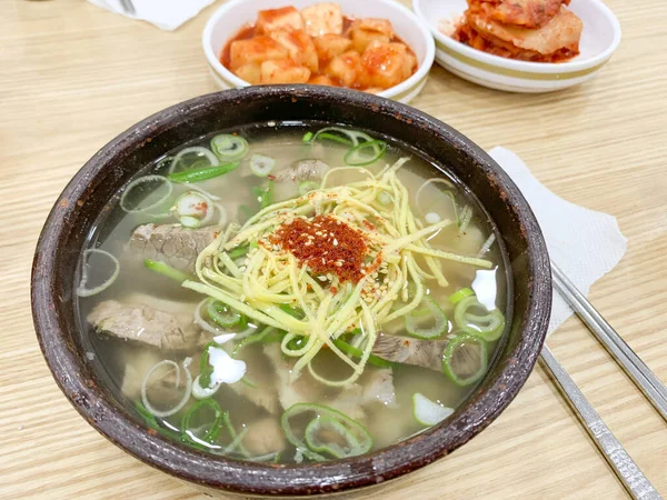 Closeup Shot Delicious Ramen Noodle Soup — Stockfoto