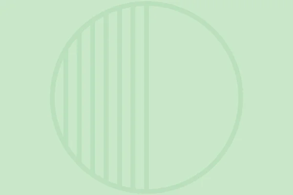 Green Background Circular Pattern Illustration —  Fotos de Stock