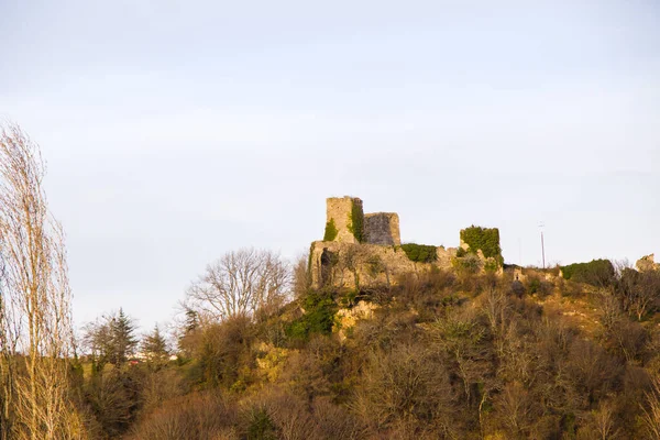 Old Famous Castle Ruins Samegrelo Georgia Abandoned Tower —  Fotos de Stock