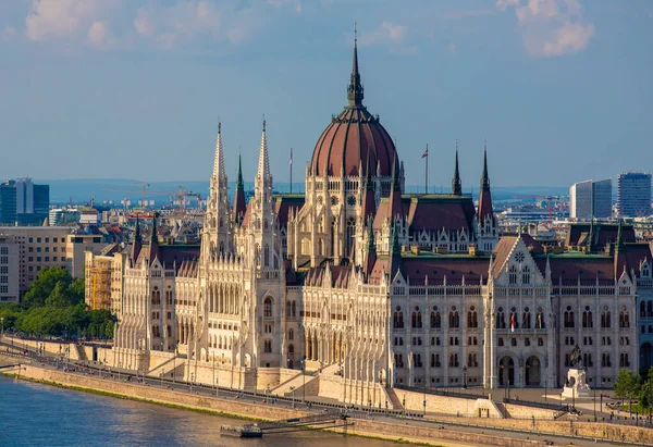 Budapest Ungern Jun 2021 Det Bild Staden Ovanifrån — Stockfoto