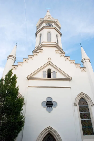 Burgenland Daki Moerbisch Beyaz Kilisesi — Stok fotoğraf