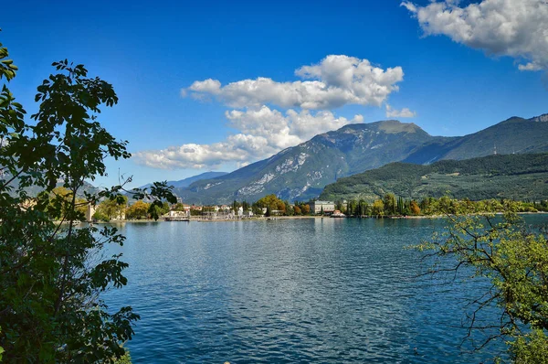 View Ponale Street Beautiful Landscape Riva Del Garda Italy Garda — Fotografia de Stock