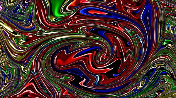 Красочный Абстрактный Фон Переплетения Изогнутых Фигур — стоковое фото