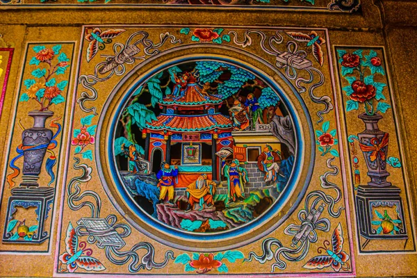 Low Angle View Decorative Ornat Full Frame Thai Pak Koong — Stock Photo, Image