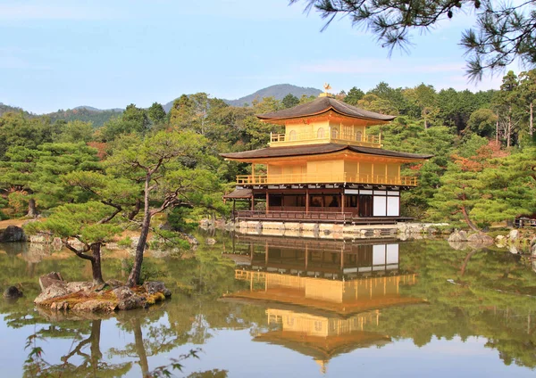 Kinkaku Kiotó Japán Temploma — Stock Fotó