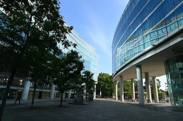 Milano Italië Jun 2021 Detail Van Regio Lombardije Wolkenkrabber Milaan — Stockfoto