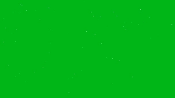 緑の背景に輝く輝きの抽象的なイラスト — ストック動画